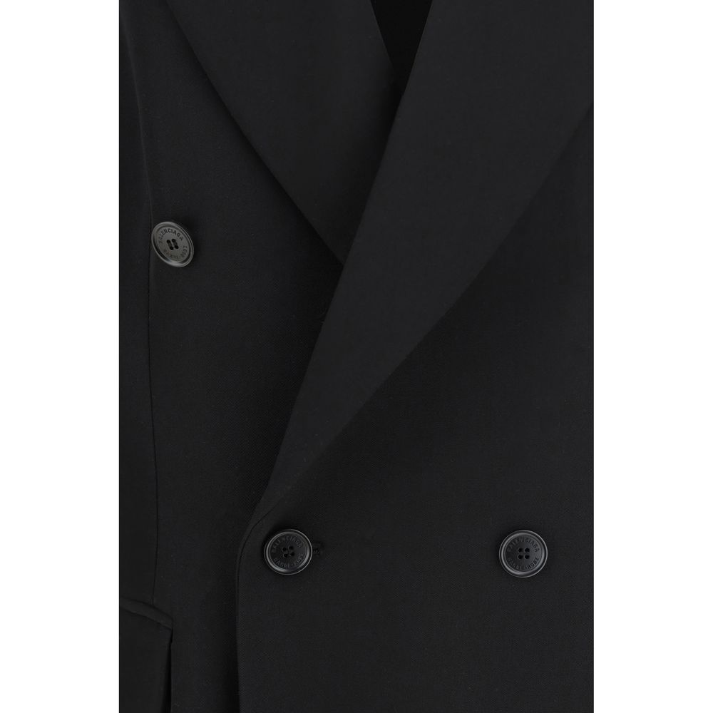 Balenciaga Black Wool Oves Aries Blazer | Regal Royce