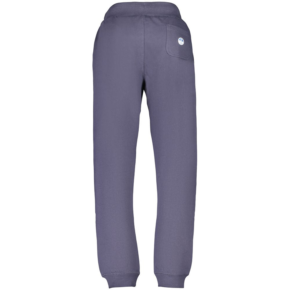 North Sails Blue Cotton Men Trouser | Regal Royce