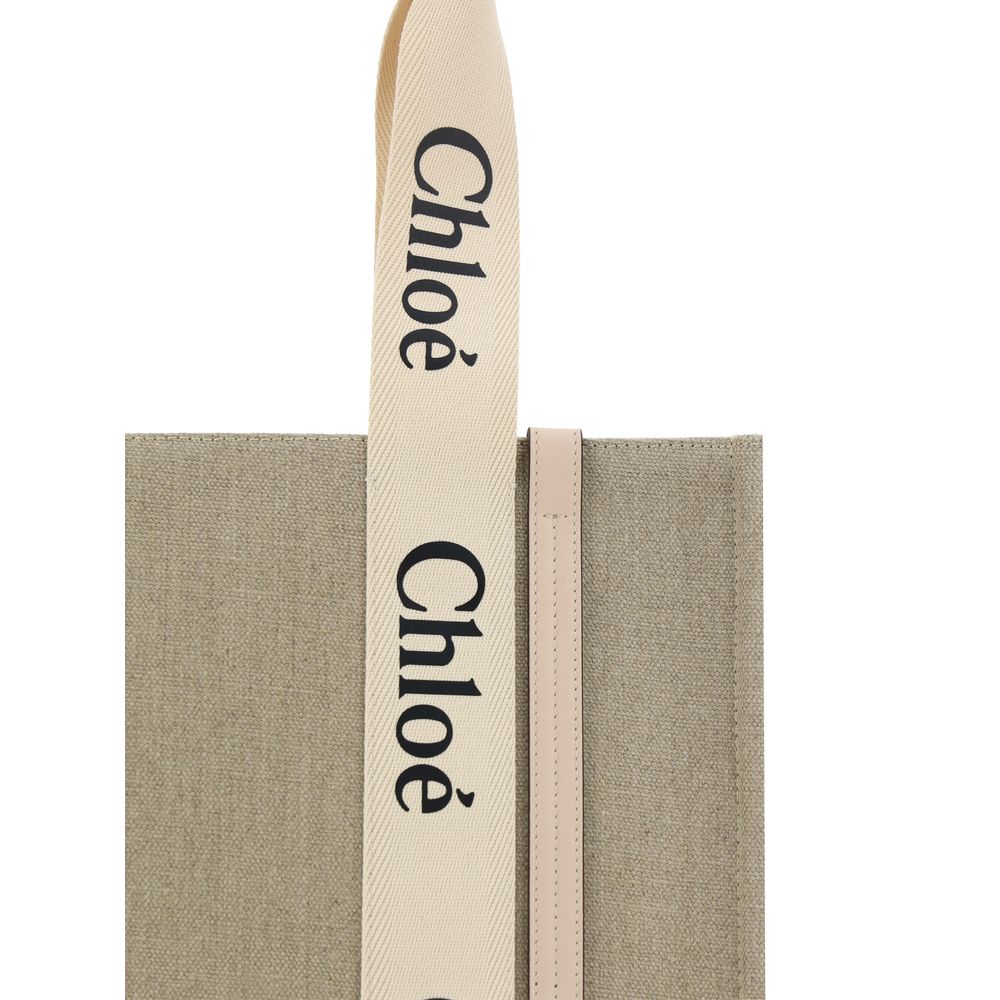 Chloé Beige Linen Handbag | Regal Royce