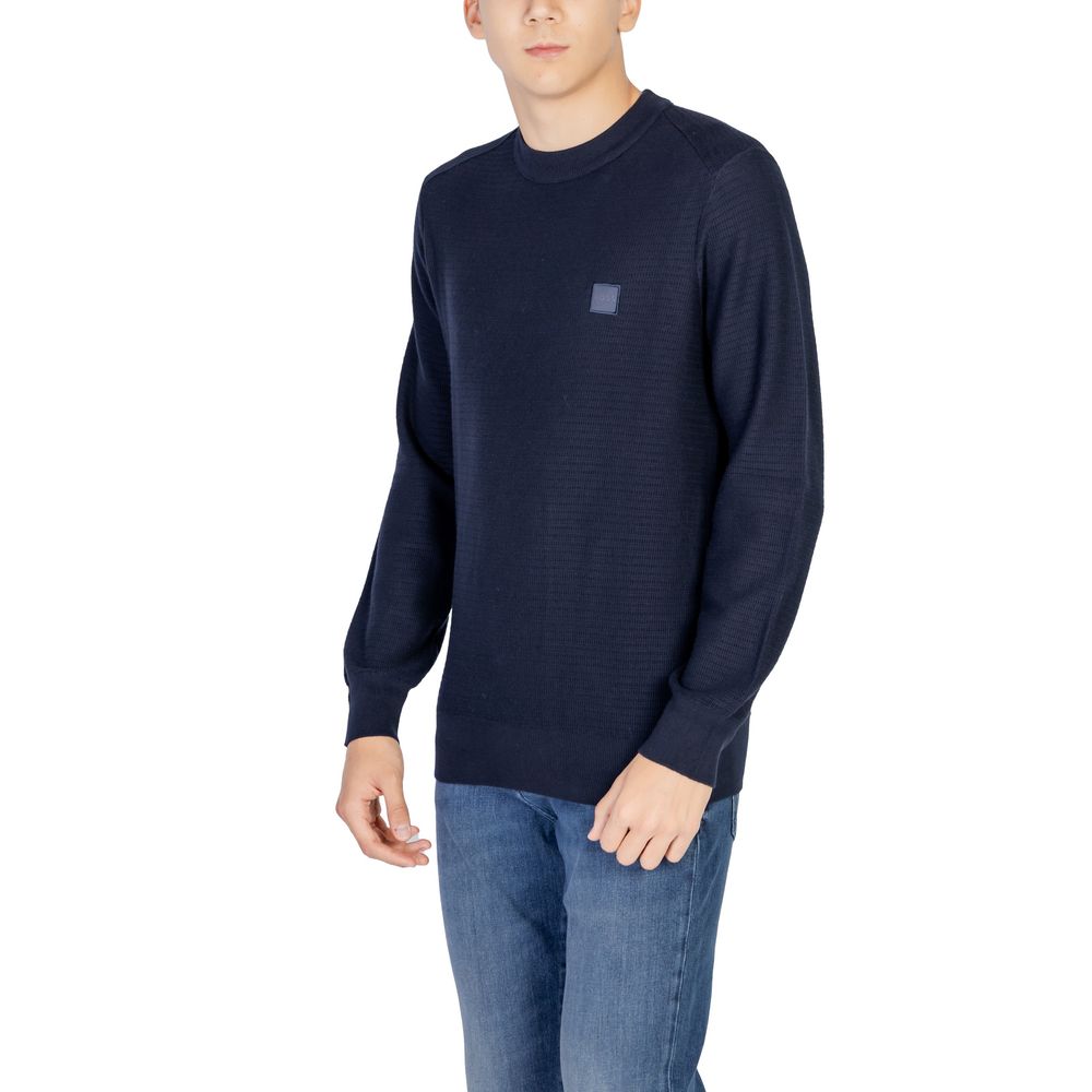 Hugo Boss Blue Cotton Sweatshirt | Regal Royce