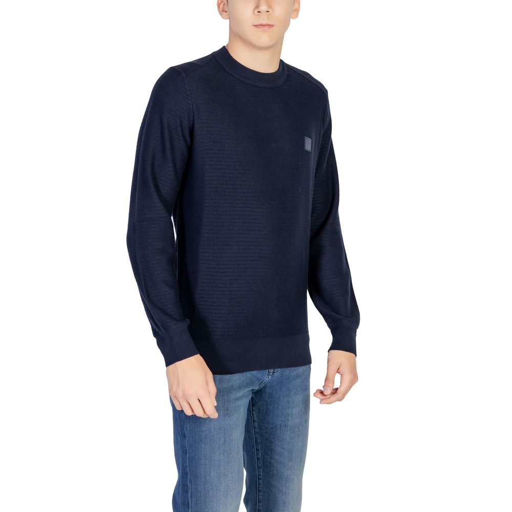 Hugo Boss Blue Cotton Sweatshirt | Regal Royce