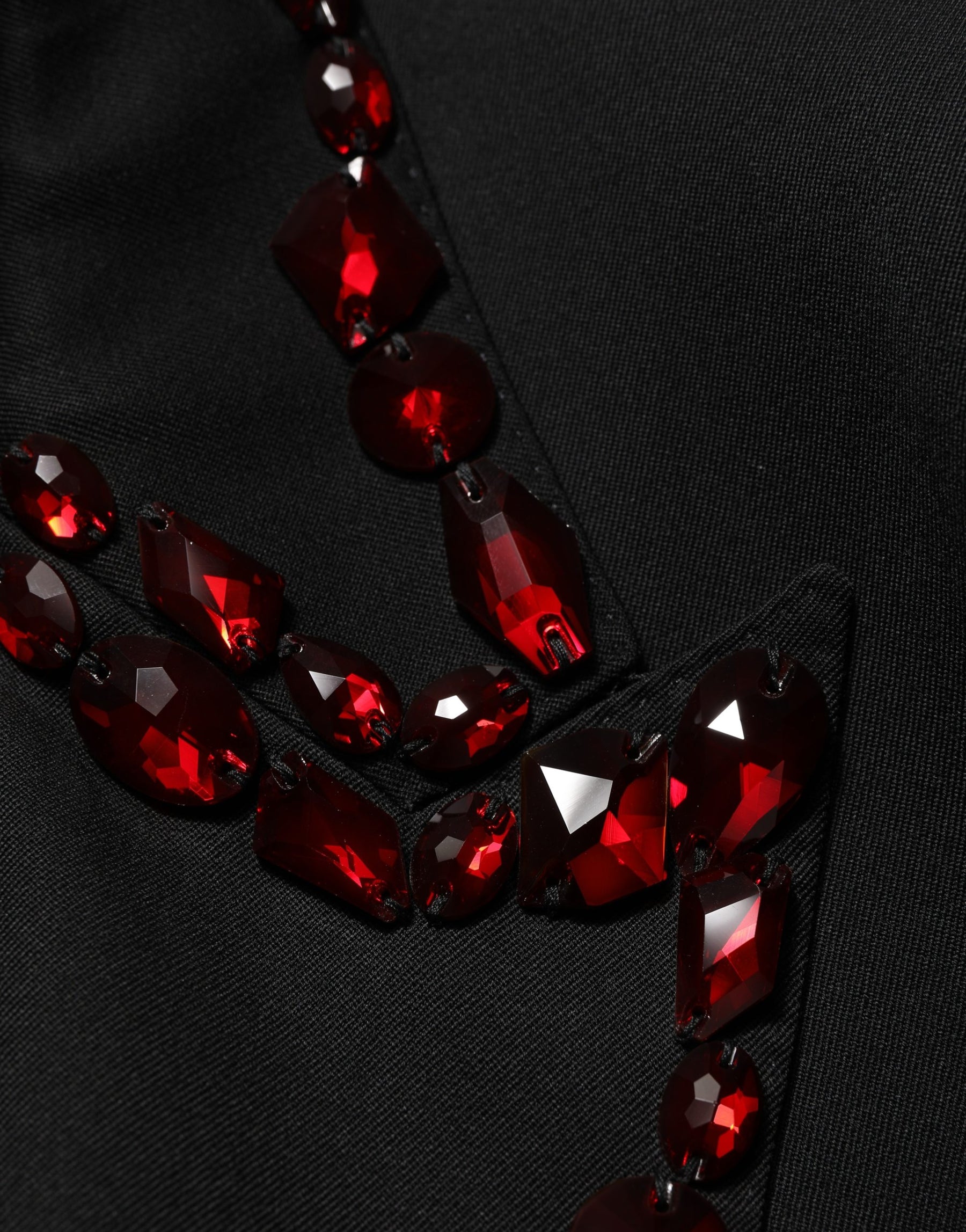 Dolce & Gabbana Black Crystal Embellished 2 Piece Suit | Regal Royce