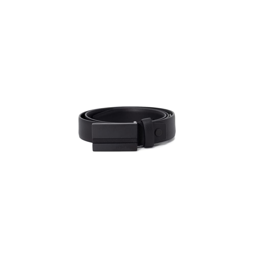 Antony Morato Black Leather Regular Belt | Regal Royce
