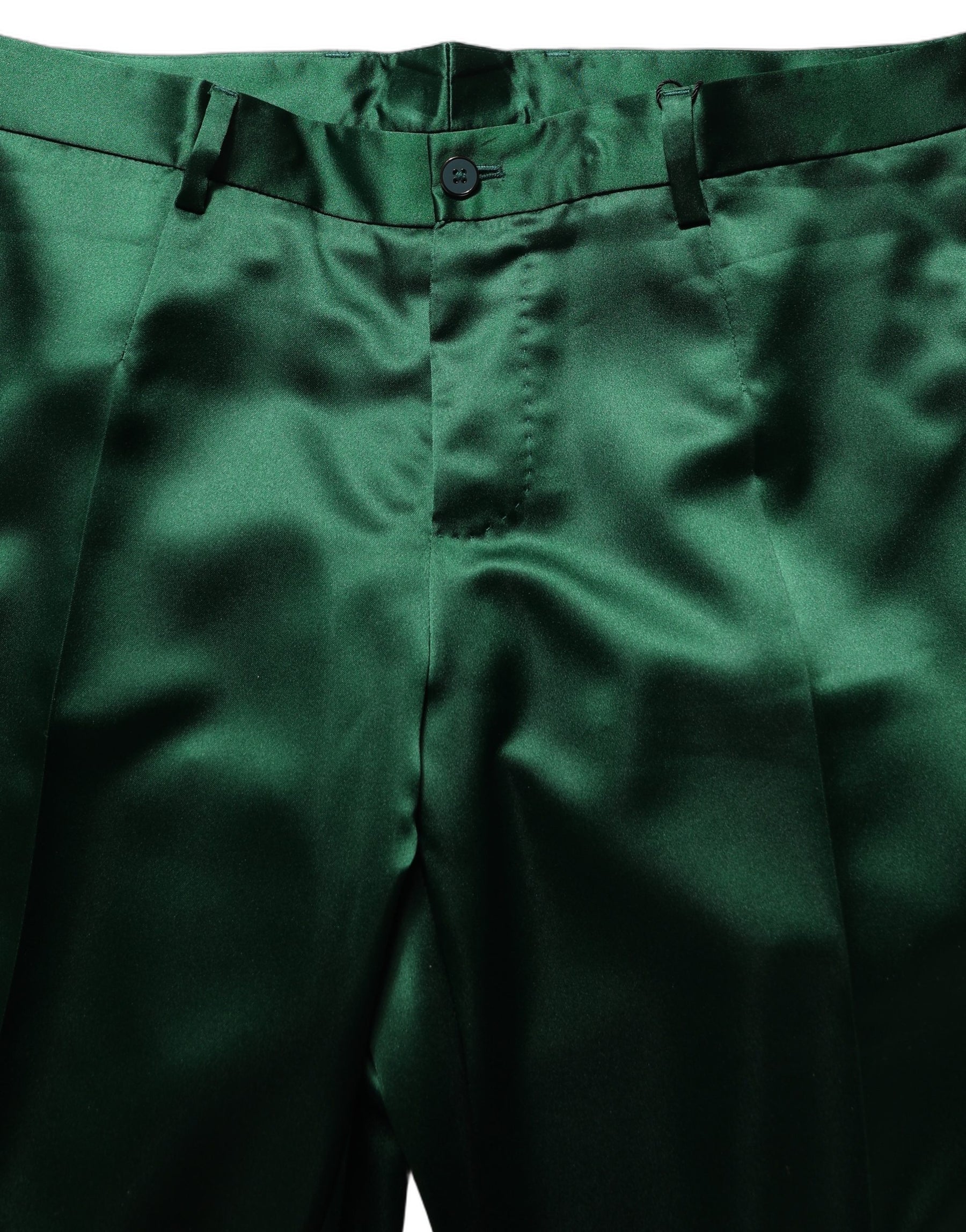 Dolce & Gabbana Dark Green Tapered Leg Dress Trouser Pants | Regal Royce
