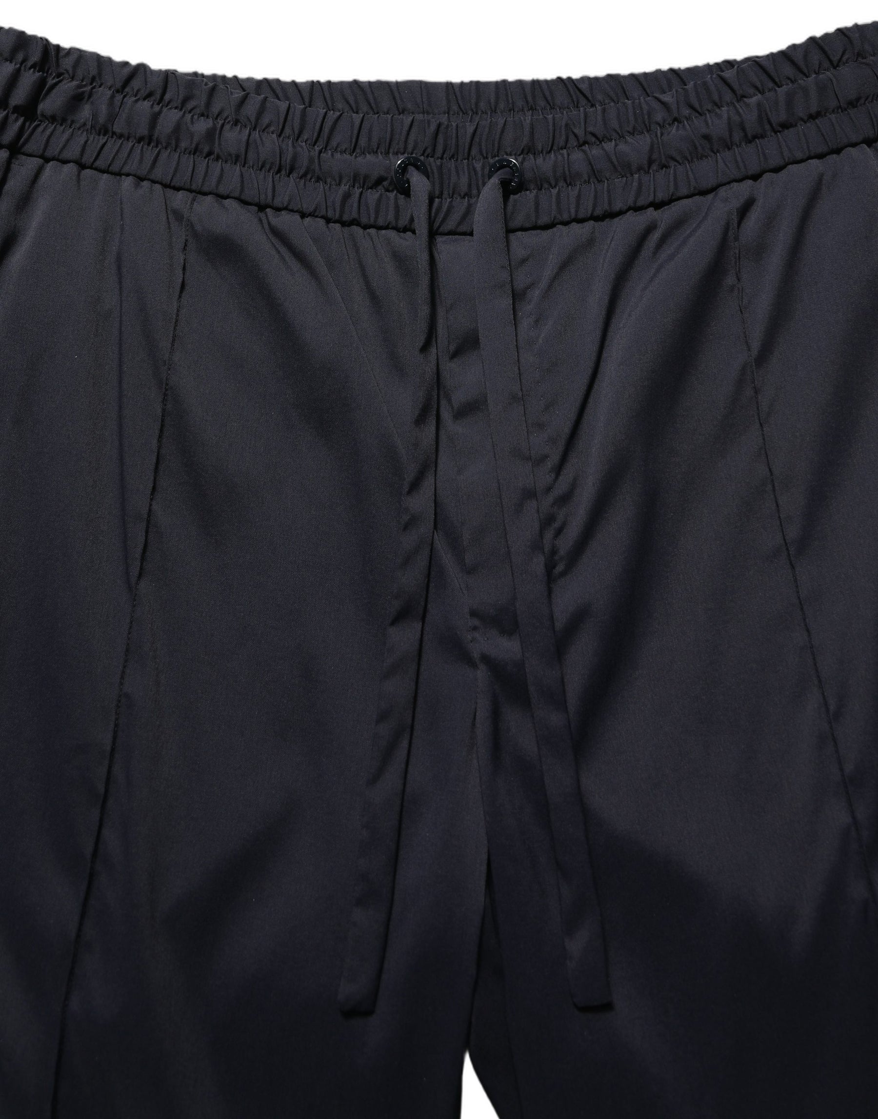 Dolce & Gabbana Black Nylon Straight Jogger Sweatpants Pants | Regal Royce
