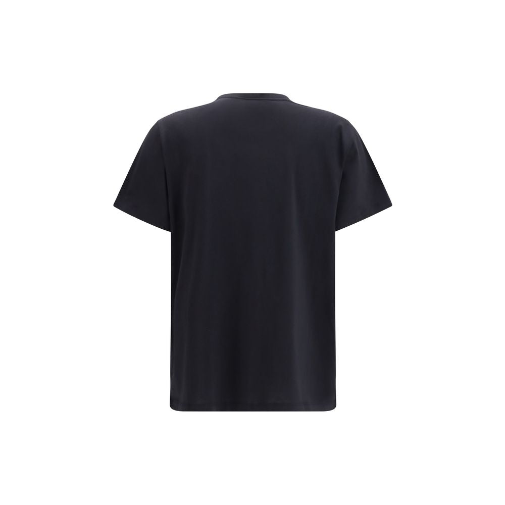 Ganni Black Cotton T-Shirt | Regal Royce