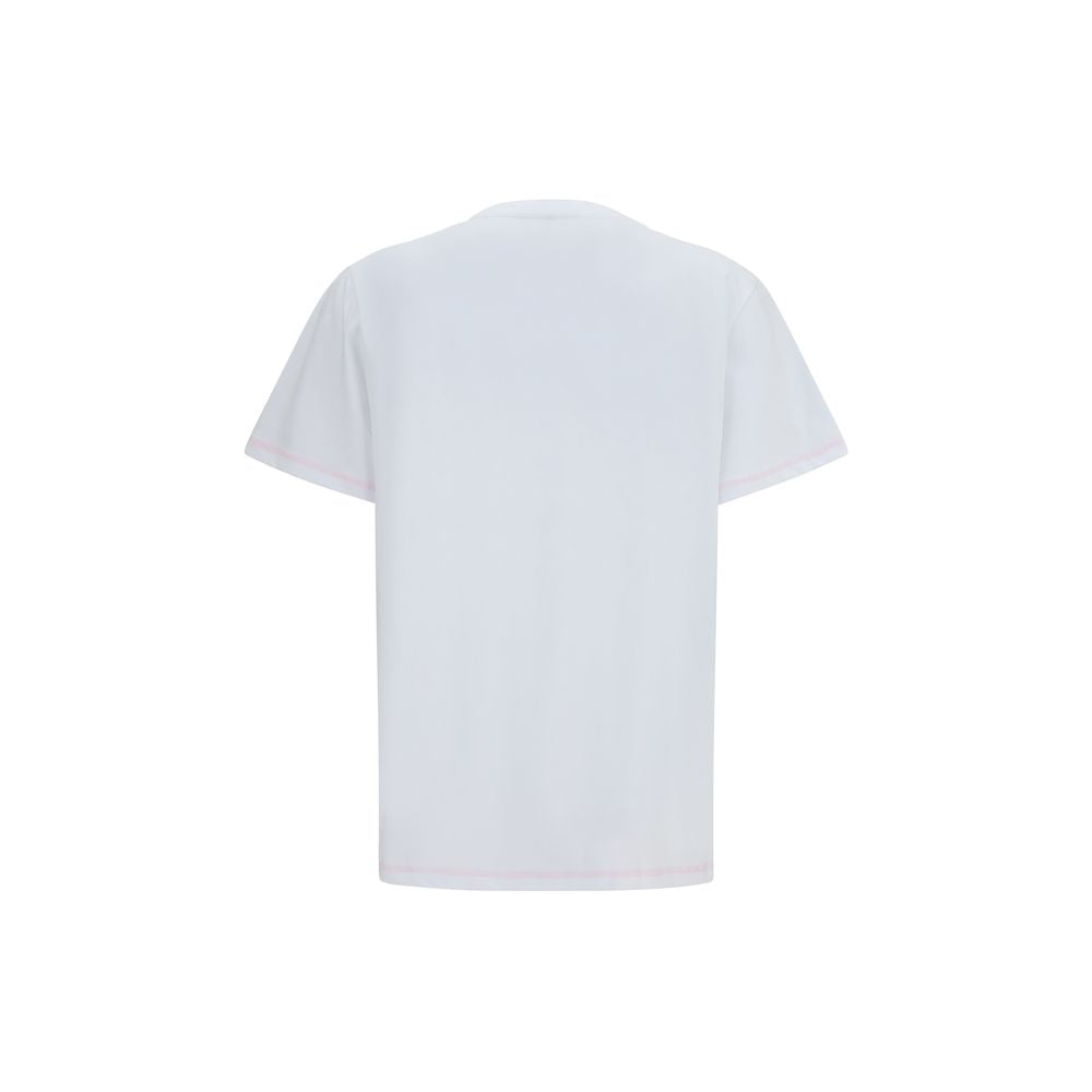 Ganni White Cotton T-Shirt | Regal Royce