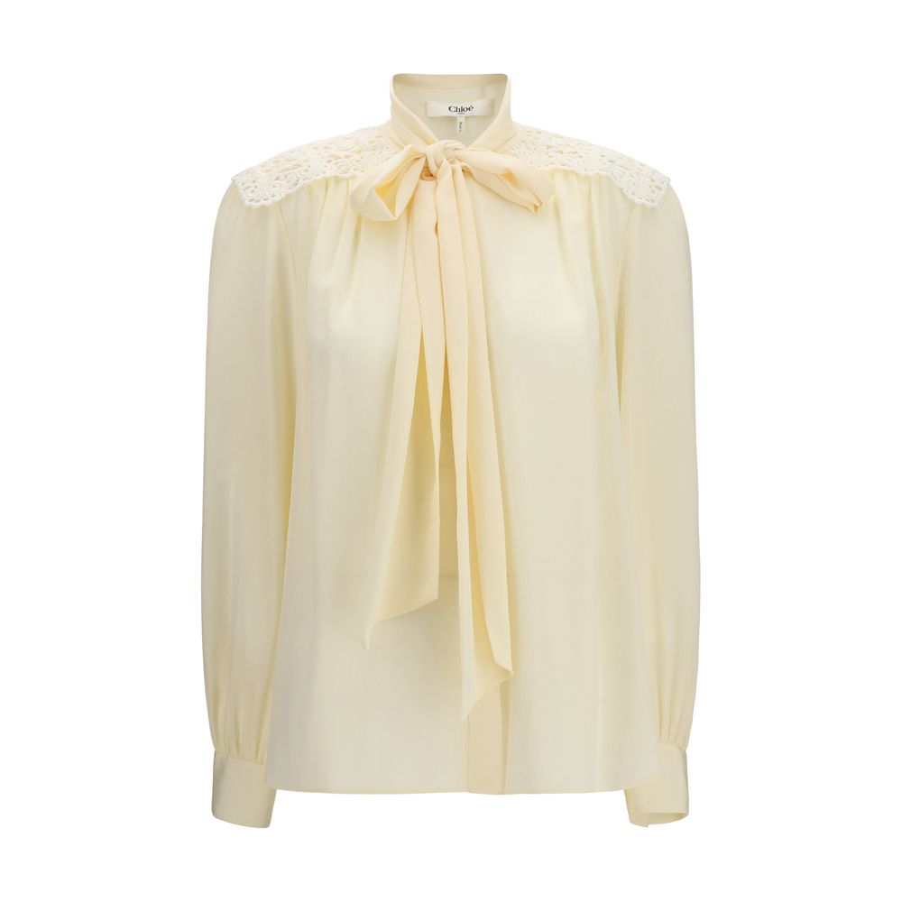 Chloé Beige Polyester Blouse | Regal Royce