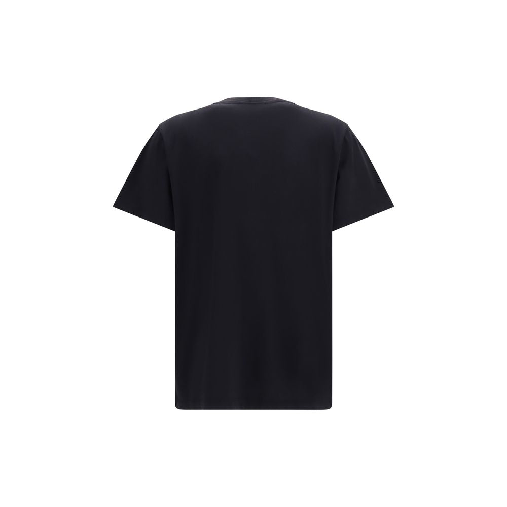 Ganni Black Cotton T-Shirt | Regal Royce