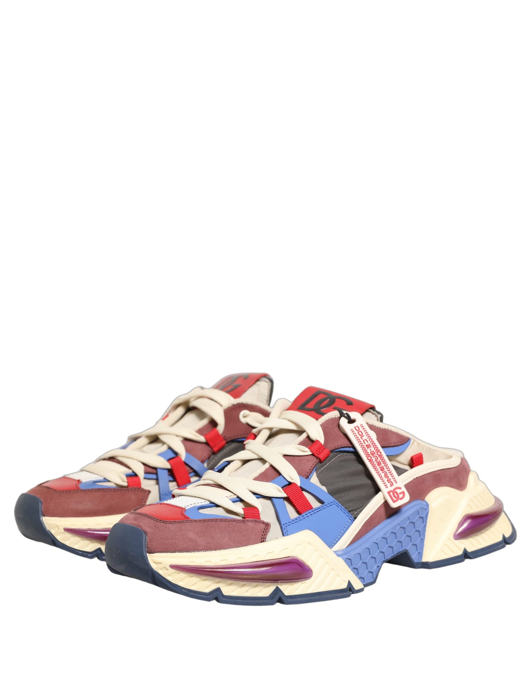 Dolce & Gabbana Multicolor Low Top Airmaster Sneakers Shoes | Regal Royce