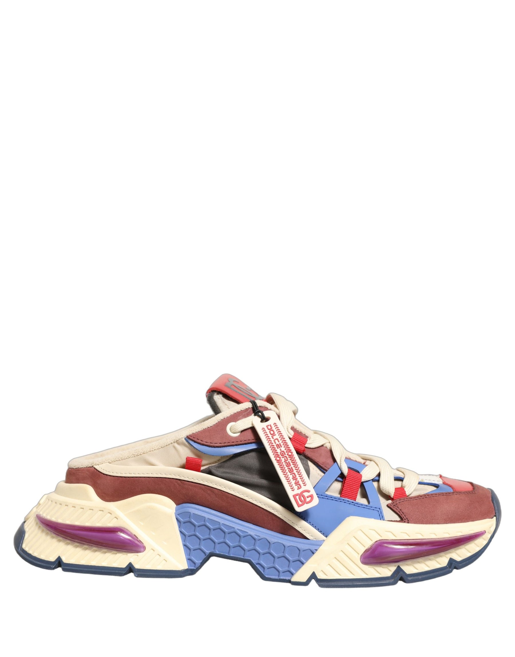 Dolce & Gabbana Multicolor Low Top Airmaster Sneakers Shoes | Regal Royce