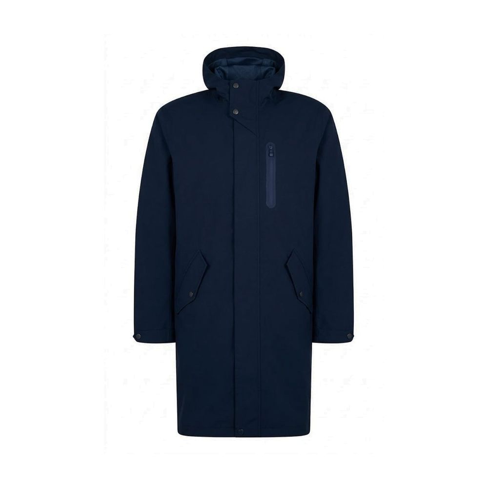 Herno Blue Polyester Coat | Regal Royce