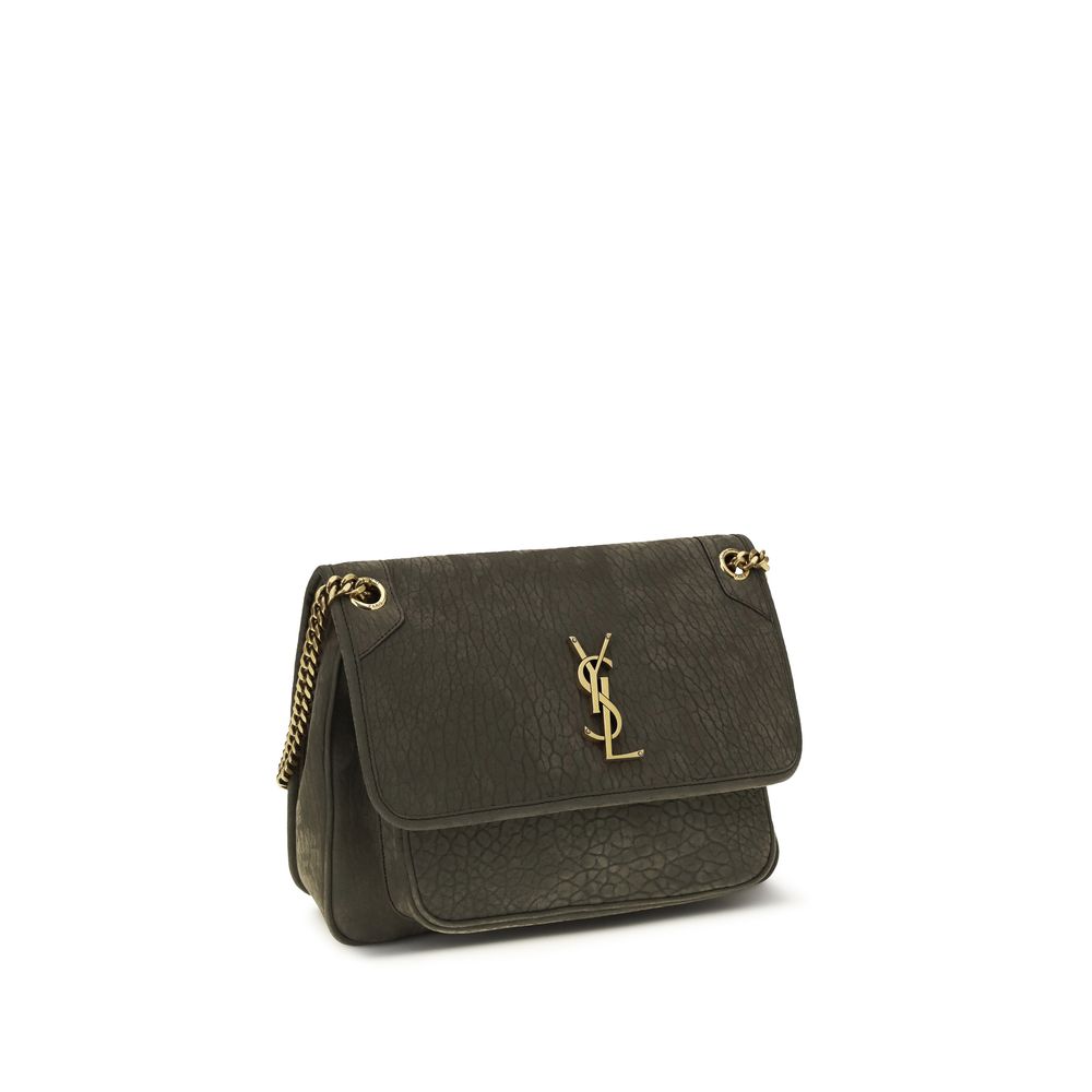 Saint Laurent Gray Lamb Ovis Aries Aries Shoulder Bag | Regal Royce