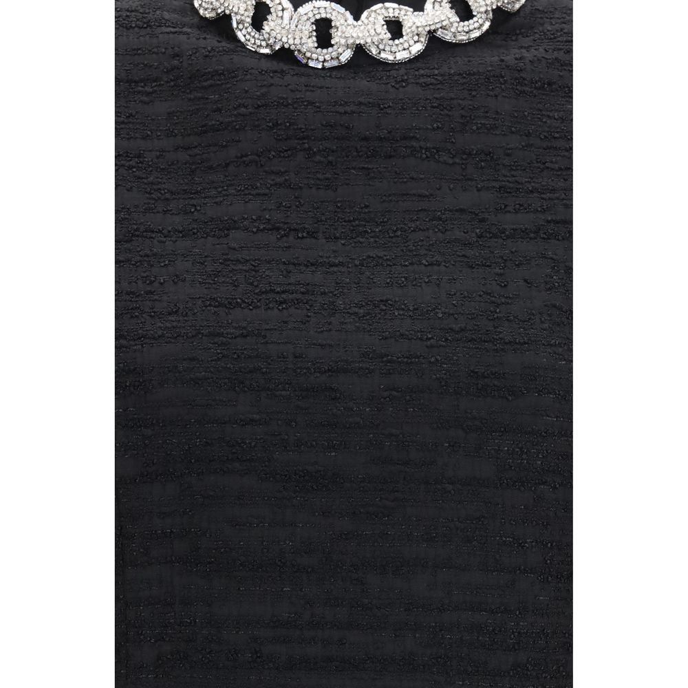 Valentino Black Cotton Casual Dress | Regal Royce