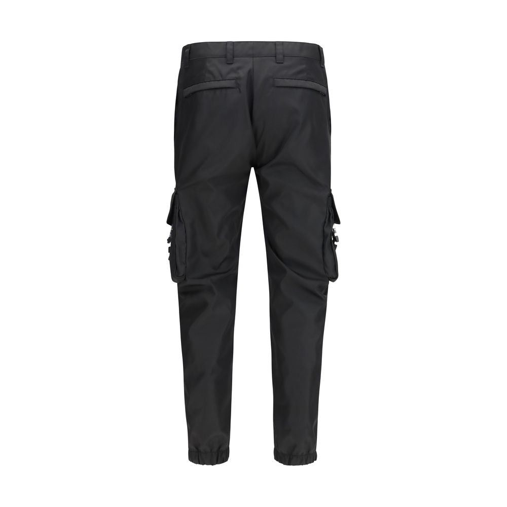 Prada Black Polyamide Cargo Pants | Regal Royce