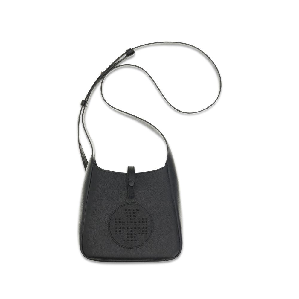 Tory Burch Black Calf Leather Bos Taurus Shoulder Bag | Regal Royce