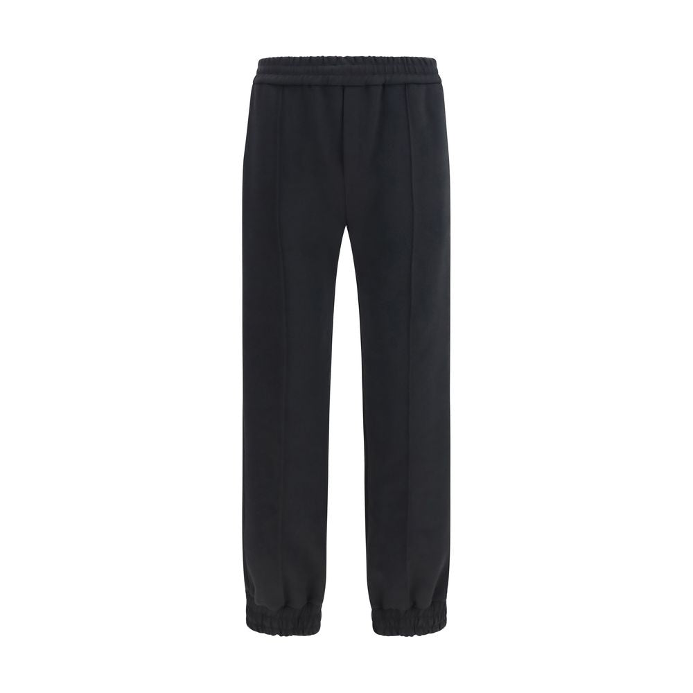 Valentino Black Cotton Joggers (Workout Pants) | Regal Royce