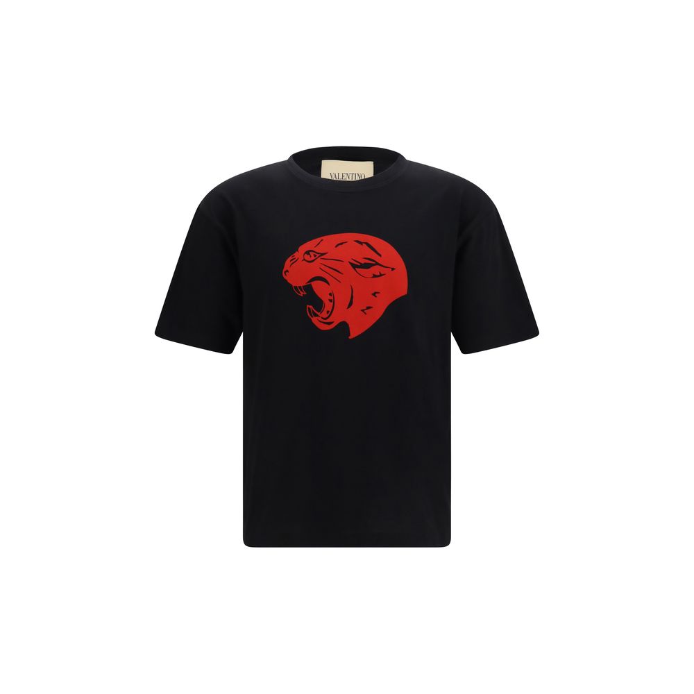 Valentino Black Cotton T-Shirt | Regal Royce
