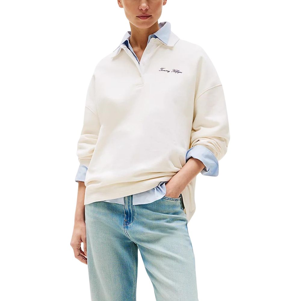 Tommy Hilfiger Beige Polyamide Sweatshirt | Regal Royce