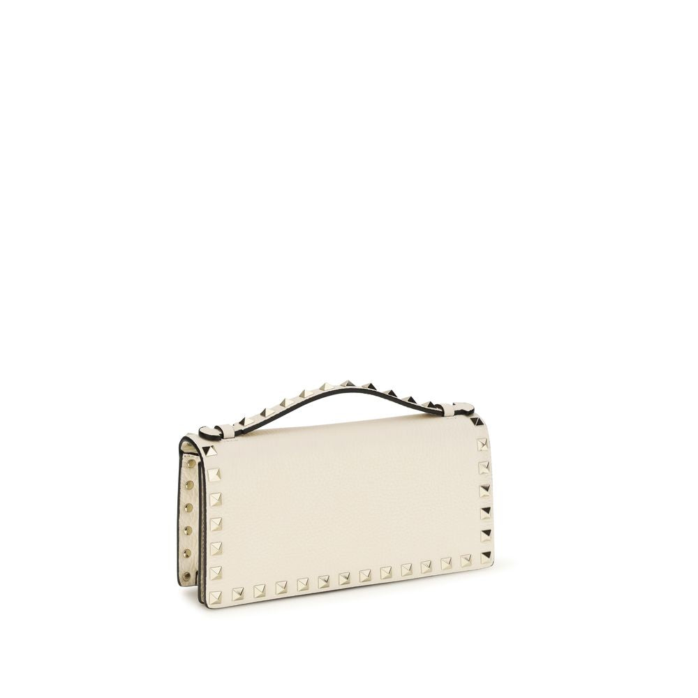 Valentino Garavani Beige Calf Leather Bos Taurus Wallet | Regal Royce
