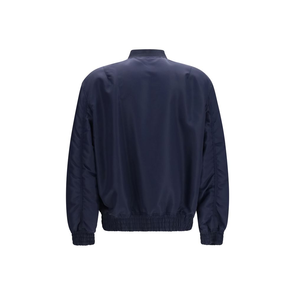 Valentino Blue Polyamide Bomber | Regal Royce