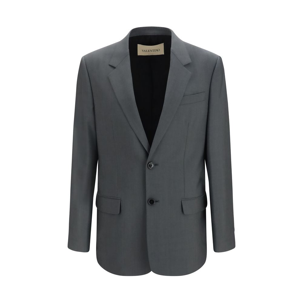 Valentino Gray Wool Oves Aries Jacket | Regal Royce