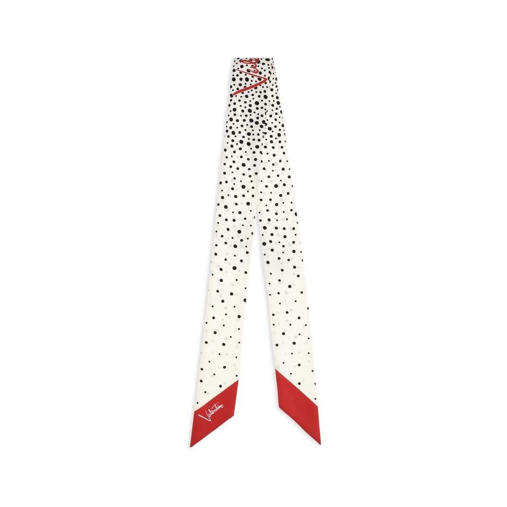 Valentino Garavani Beige Silk Scarf | Regal Royce