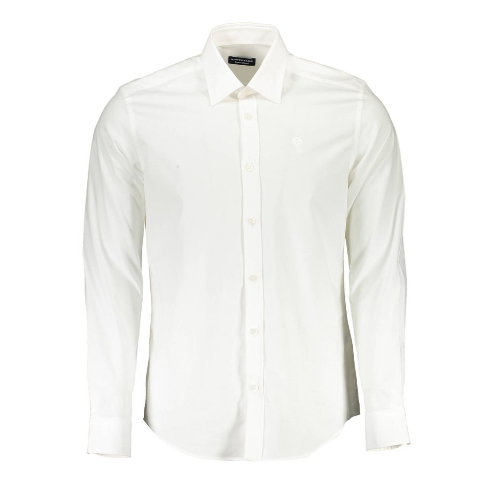 North Sails Bianco Cotton Men Shirt | Regal Royce