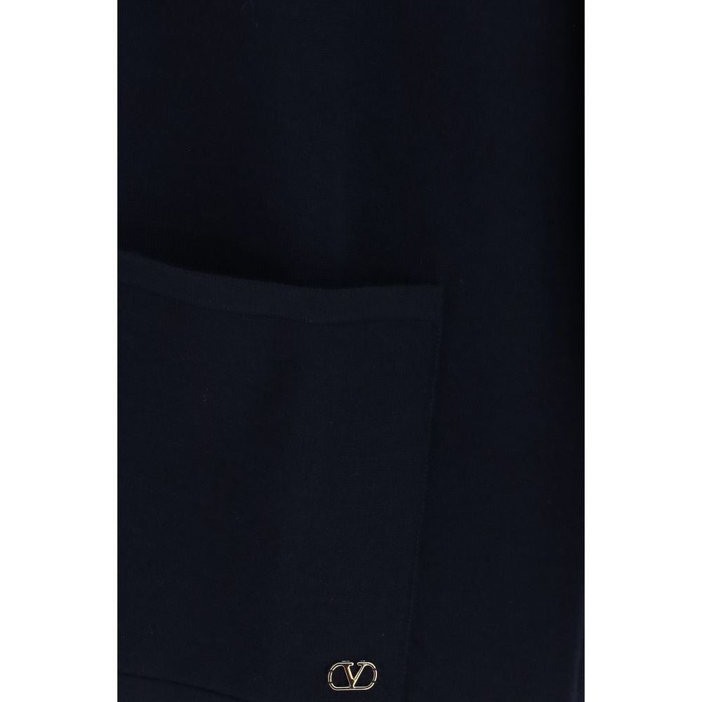 Valentino Blue Wool Oves Aries Cardigan | Regal Royce