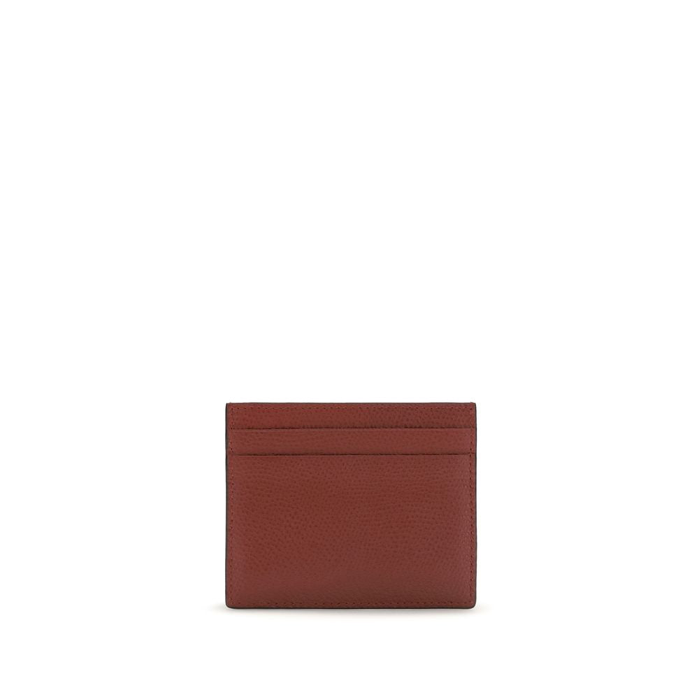 Valentino Garavani Bordeaux Calf Leather Bos Taurus Wallet | Regal Royce