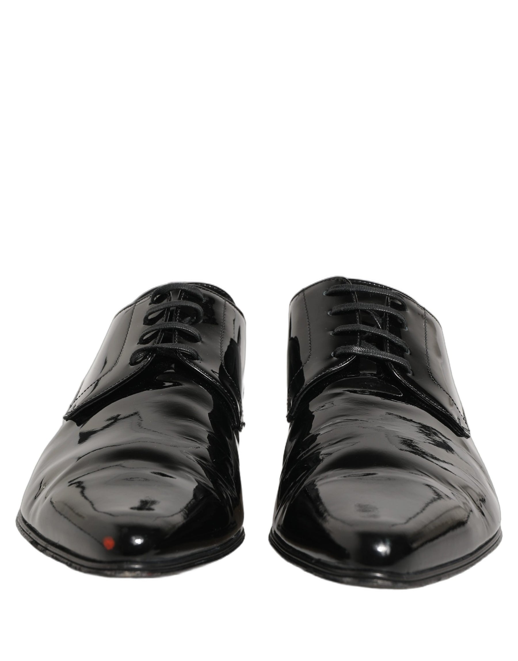 Dolce & Gabbana Black Leather Derby Dress Men Formal Shoes | Regal Royce
