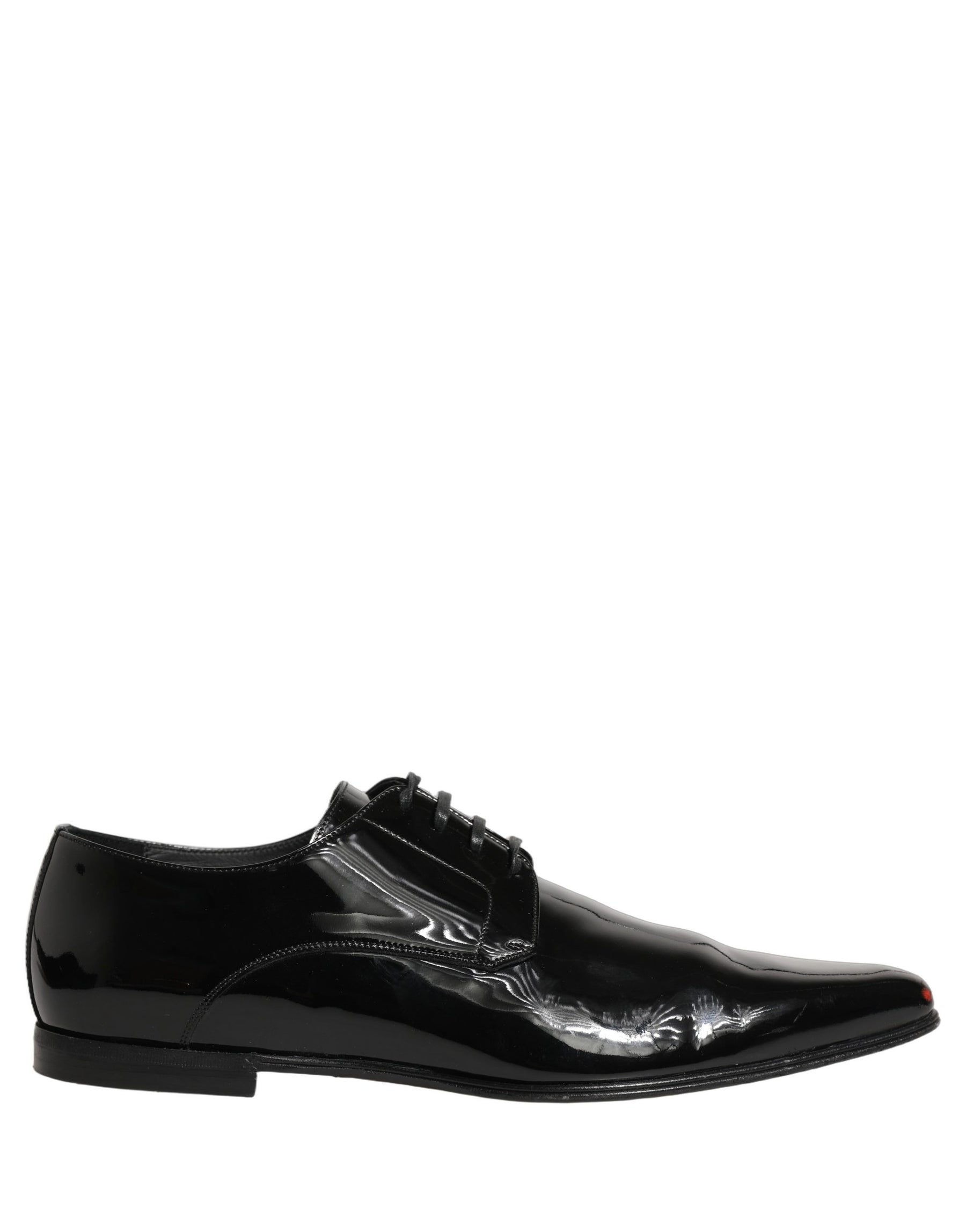 Dolce & Gabbana Black Leather Derby Dress Men Formal Shoes | Regal Royce