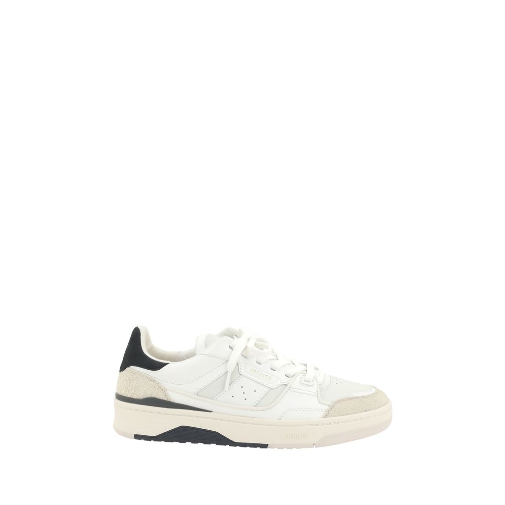 Axel Arigato White Calf Leather Bos Taurus Low Top Sneakers | Regal Royce