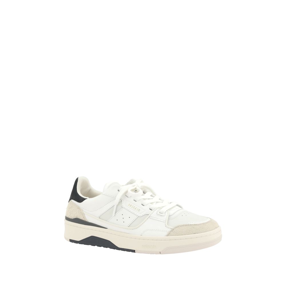 Axel Arigato White Calf Leather Bos Taurus Low Top Sneakers | Regal Royce