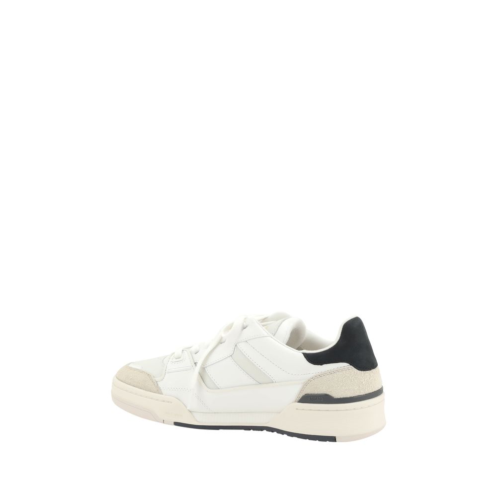 Axel Arigato White Calf Leather Bos Taurus Low Top Sneakers | Regal Royce
