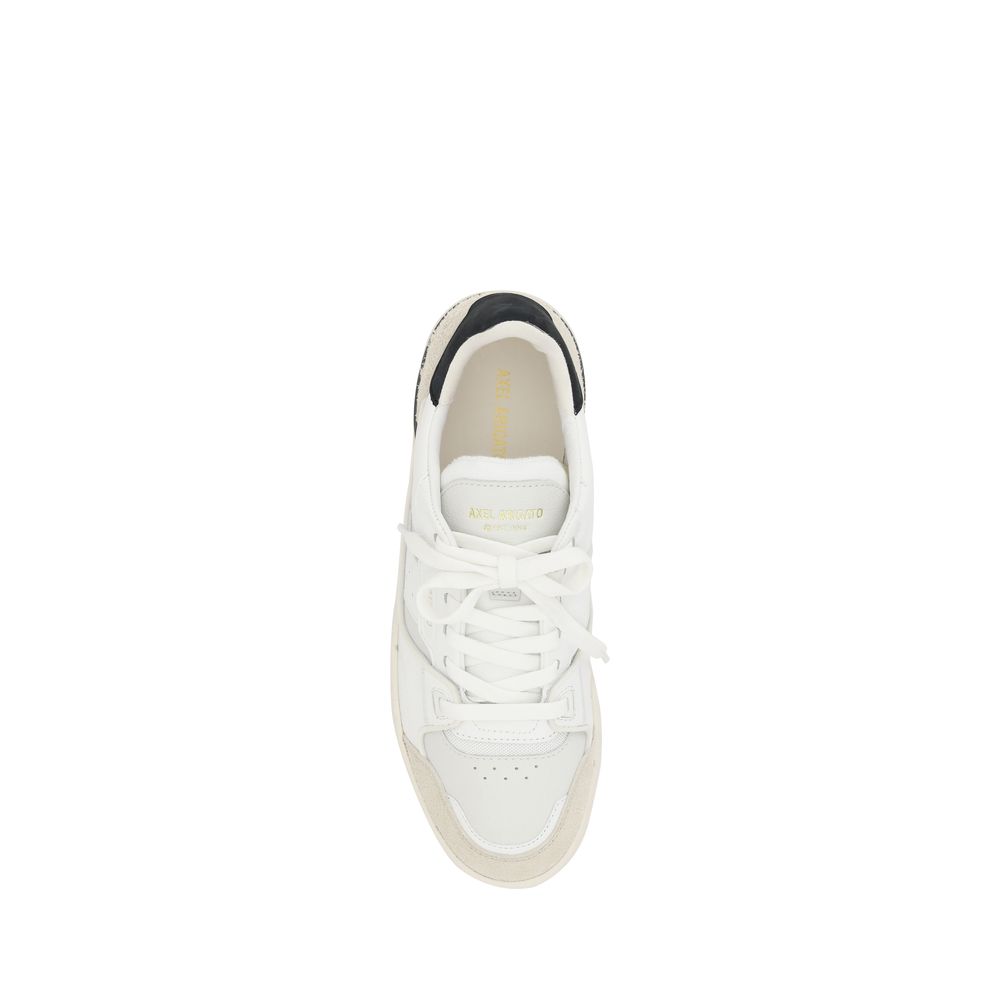 Axel Arigato White Calf Leather Bos Taurus Low Top Sneakers | Regal Royce