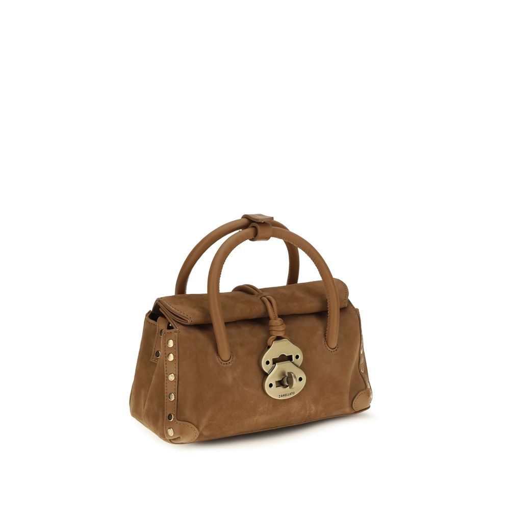 Zanellato Brown Calf Leather Bos Taurus Handbag | Regal Royce