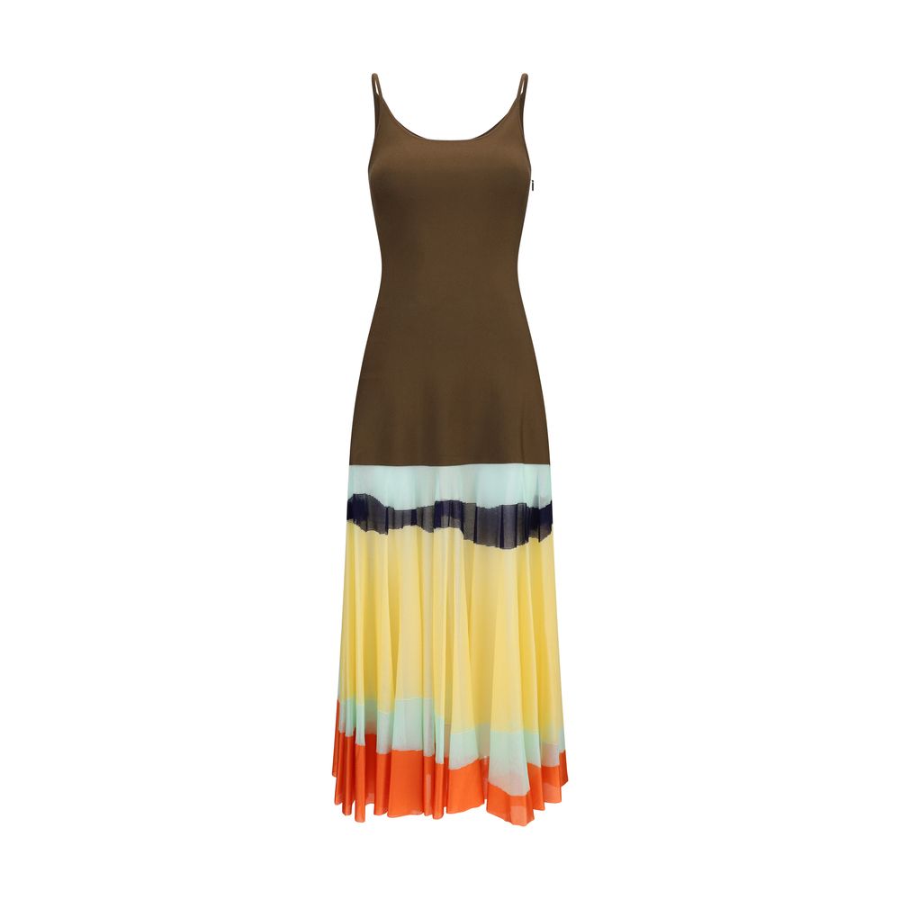 Fendi Multicolor Viscose Casual Dress | Regal Royce