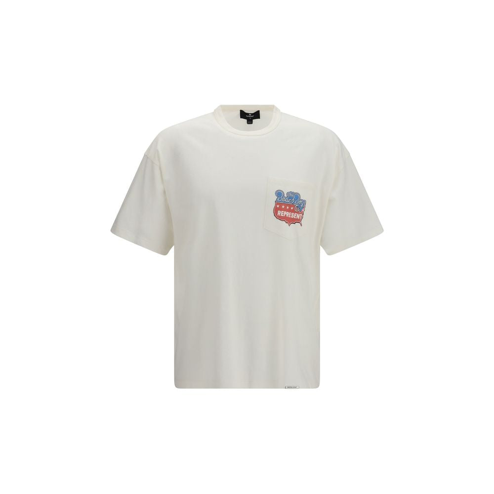 Represent White Cotton T-Shirt | Regal Royce