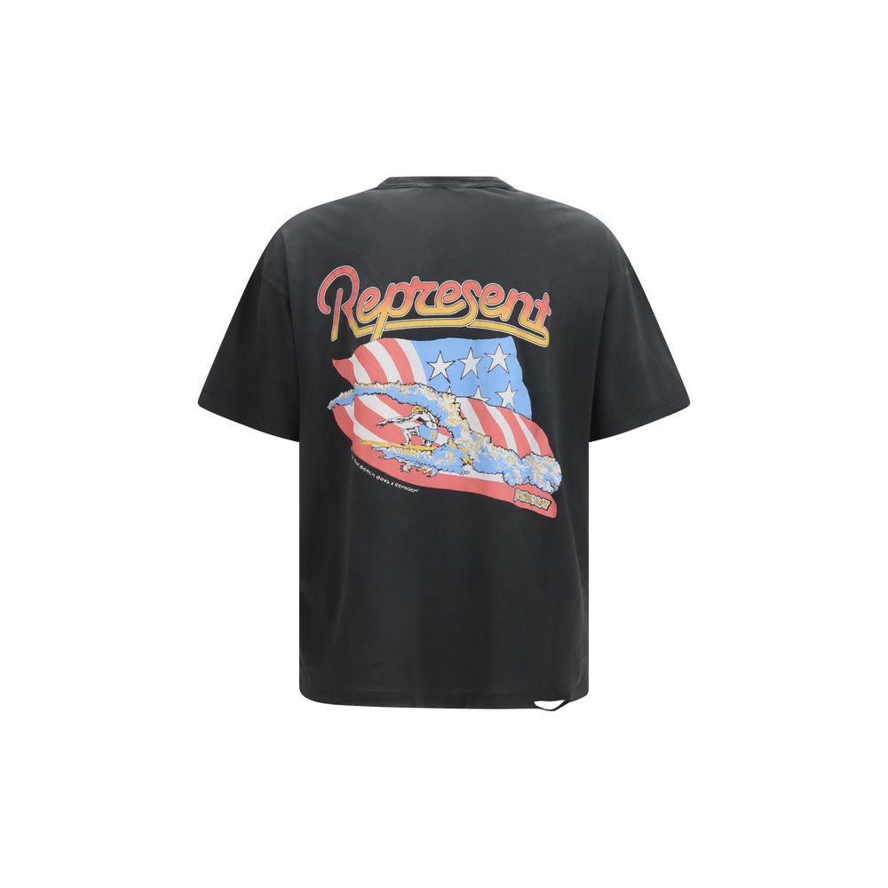Represent Gray Cotton T-Shirt | Regal Royce