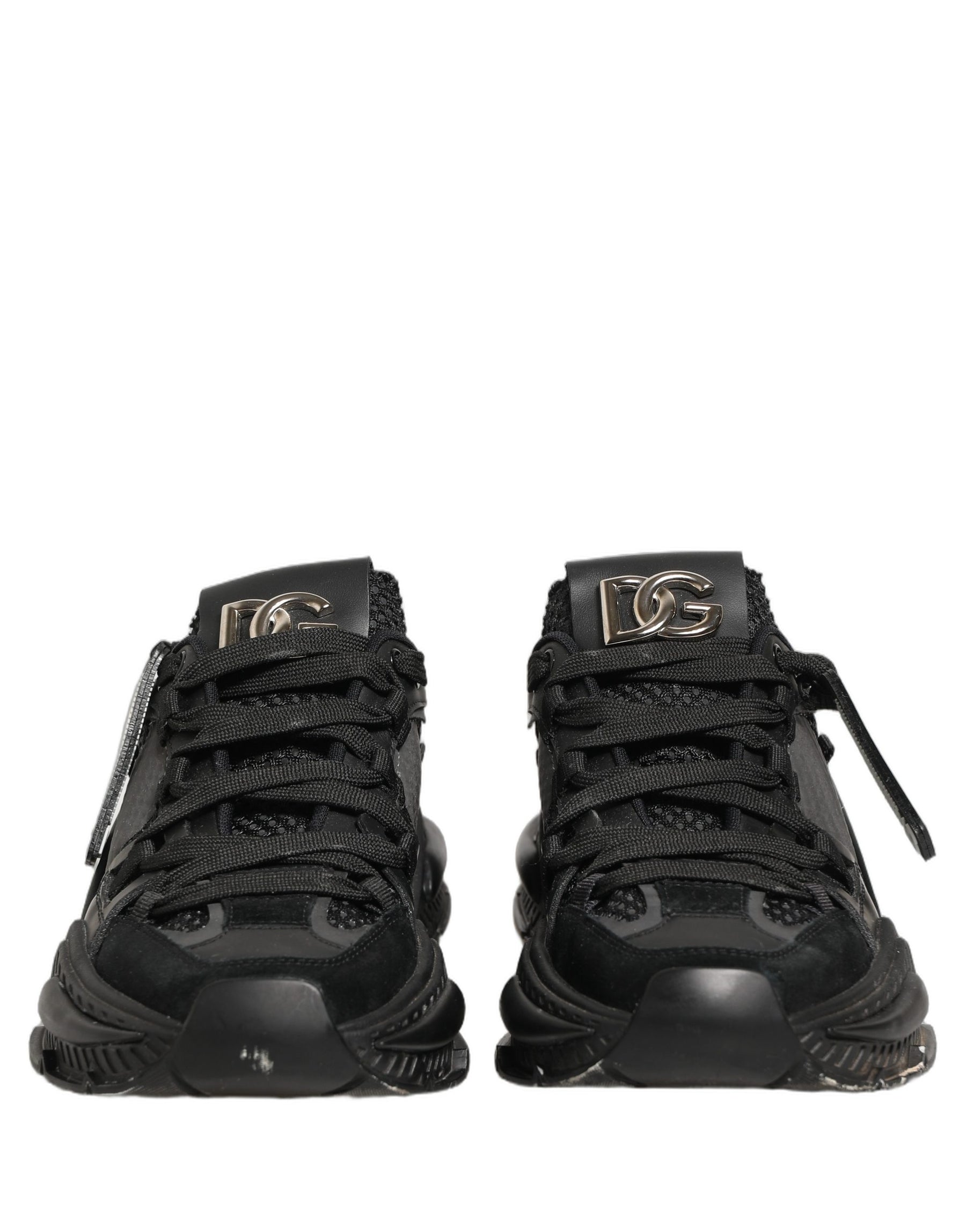 Dolce & Gabbana Black Airmaster Low Top Sneakers Shoes | Regal Royce