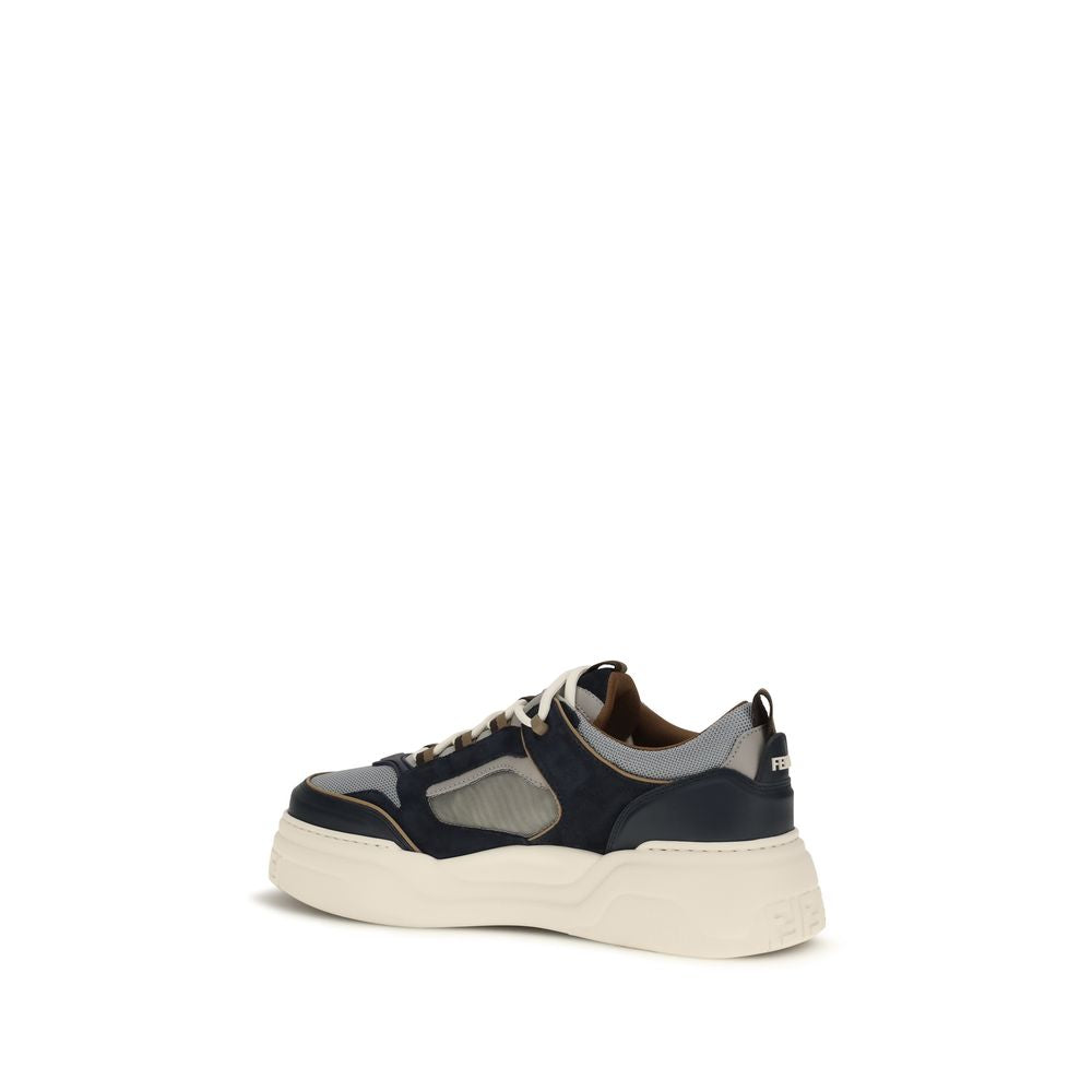 Fendi Multicolor Calf Leather Bos Taurus Athletic Sneakers | Regal Royce