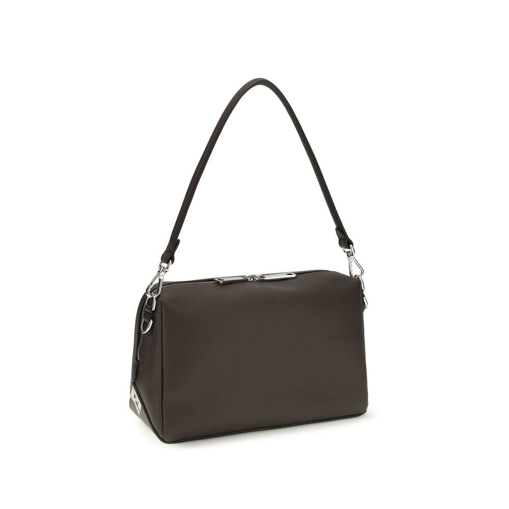Fendi Brown Calf Leather Bos Taurus Shoulder Bag | Regal Royce