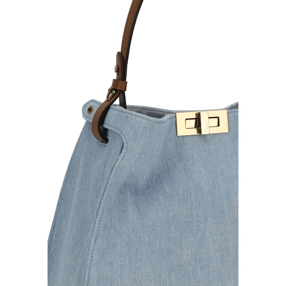 Fendi Blue Cotton Handbag | Regal Royce