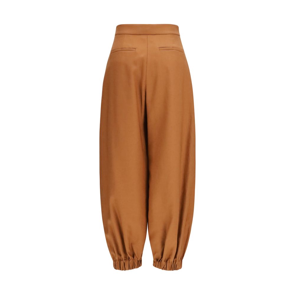 Fendi Brown Linen Casual Pants | Regal Royce