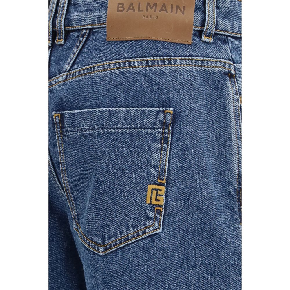 Balmain Blue Cotton Jeans Denim | Regal Royce
