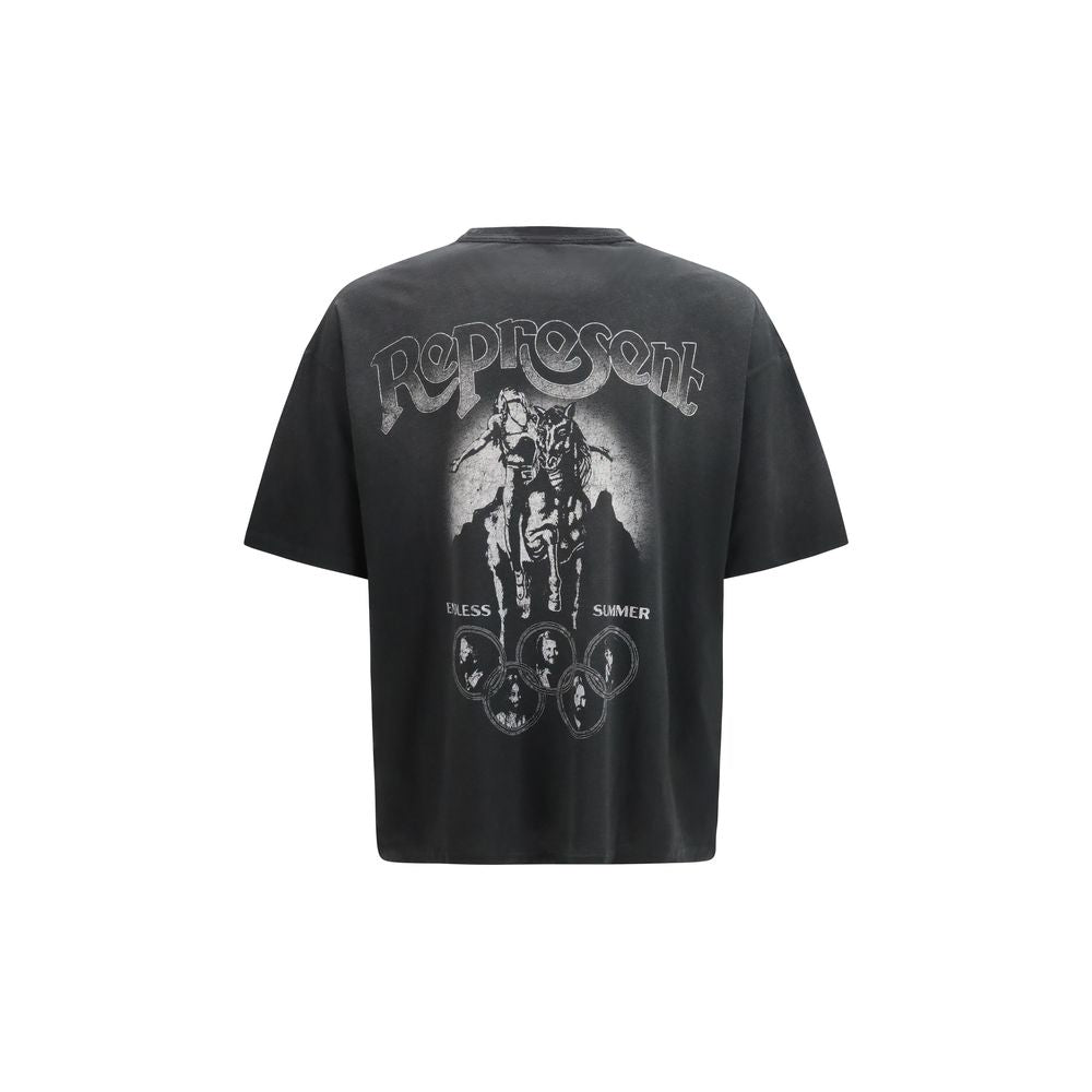 Represent Gray Cotton T-Shirt | Regal Royce