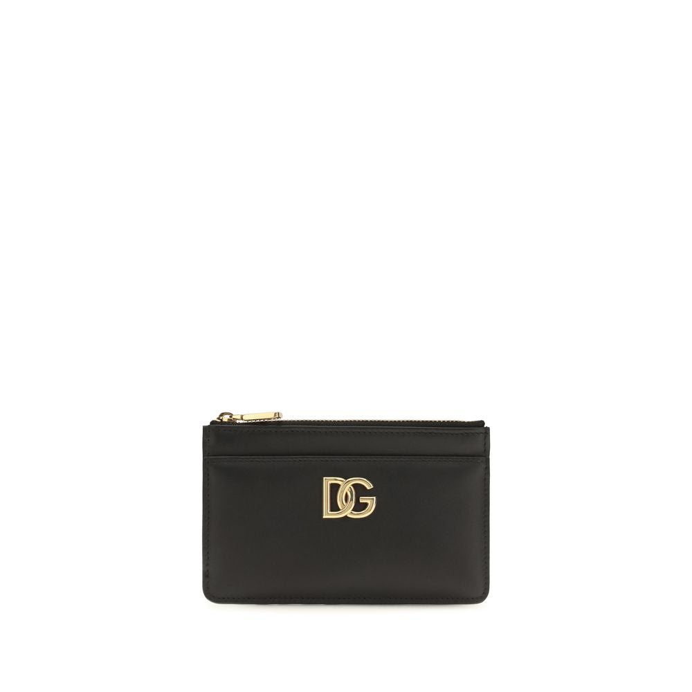 Dolce & Gabbana Black Calf Leather Bos Taurus Wallet | Regal Royce