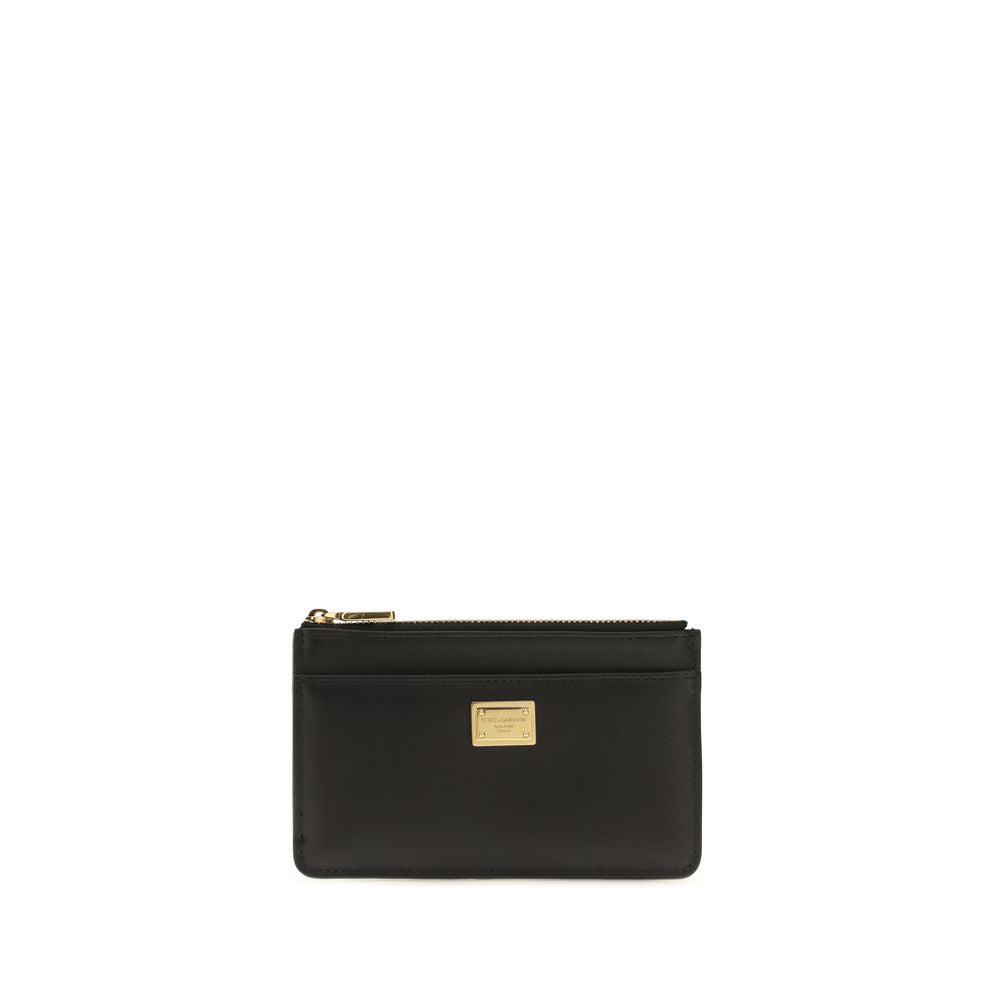Dolce & Gabbana Black Calf Leather Bos Taurus Wallet | Regal Royce