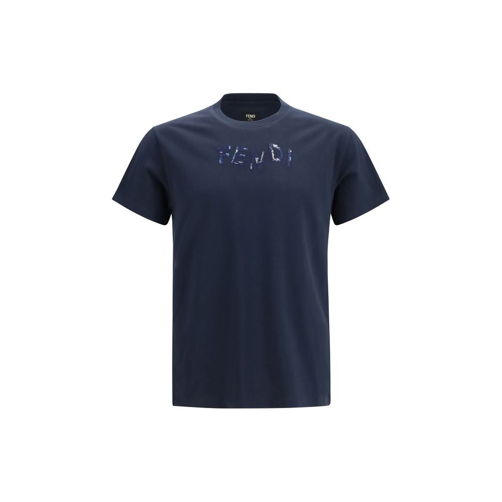 Fendi Blue Cotton T-Shirt | Regal Royce